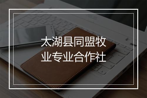 太湖县同盟牧业专业合作社