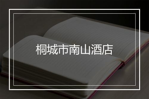 桐城市南山酒店