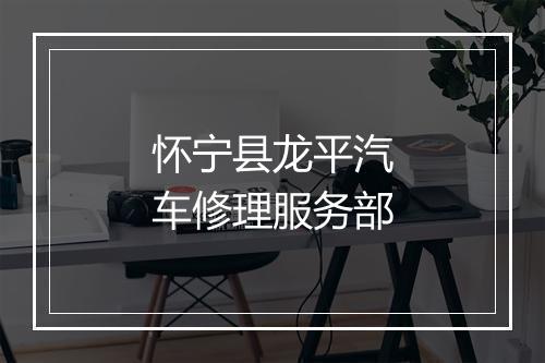 怀宁县龙平汽车修理服务部