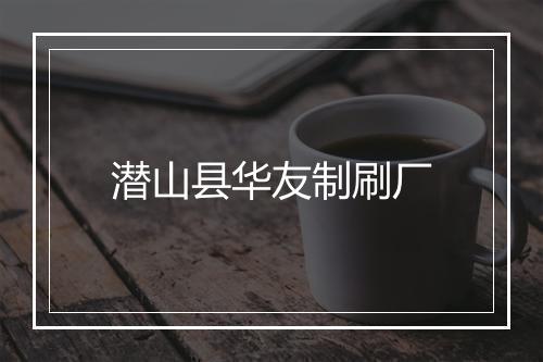 潜山县华友制刷厂