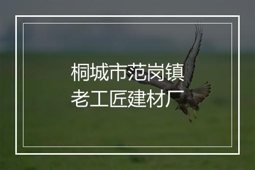 桐城市范岗镇老工匠建材厂