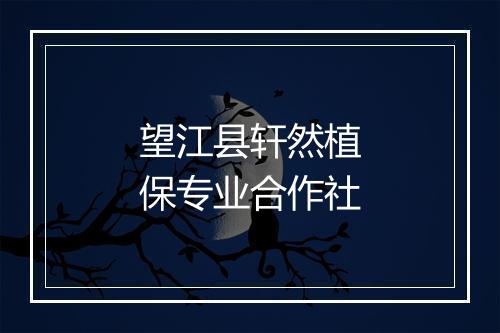 望江县轩然植保专业合作社