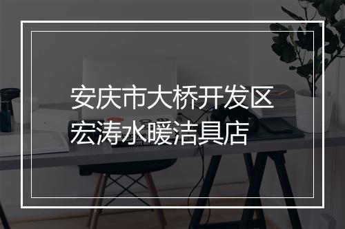 安庆市大桥开发区宏涛水暖洁具店