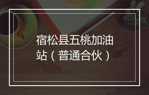 宿松县五桃加油站（普通合伙）