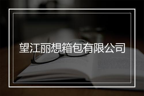 望江丽想箱包有限公司