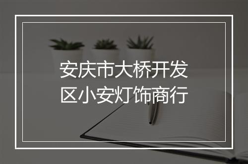 安庆市大桥开发区小安灯饰商行