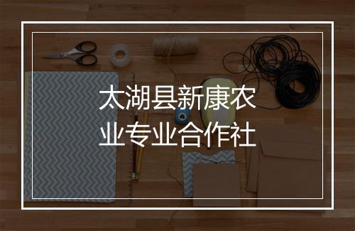太湖县新康农业专业合作社