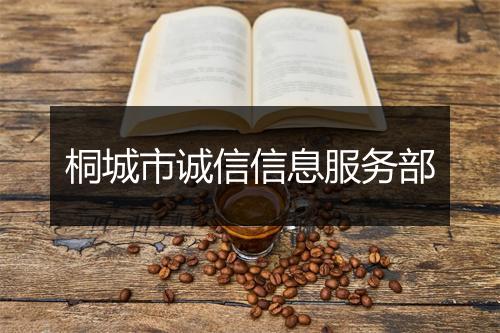 桐城市诚信信息服务部