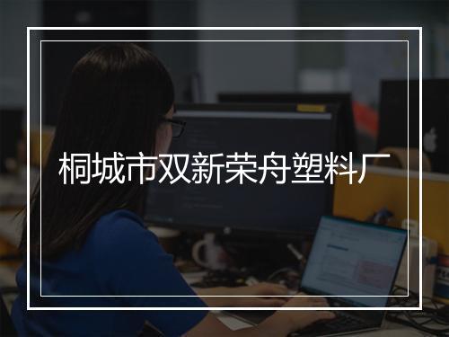 桐城市双新荣舟塑料厂