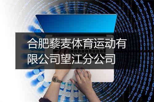 合肥藜麦体育运动有限公司望江分公司