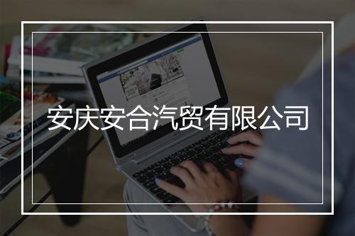安庆安合汽贸有限公司