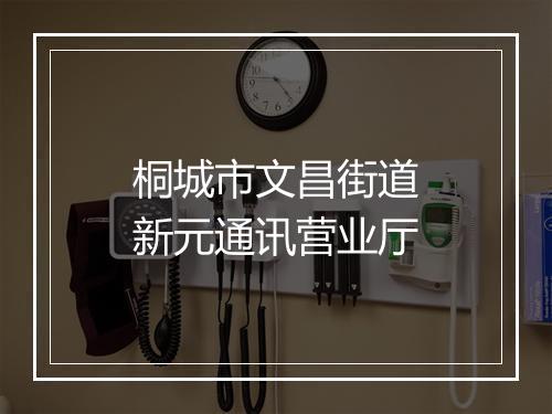 桐城市文昌街道新元通讯营业厅