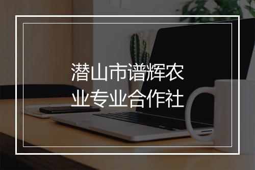 潜山市谱辉农业专业合作社