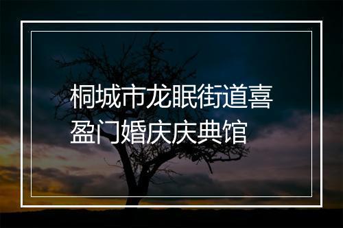 桐城市龙眠街道喜盈门婚庆庆典馆
