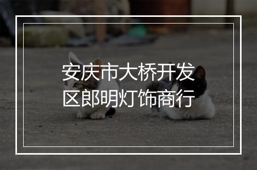 安庆市大桥开发区郎明灯饰商行