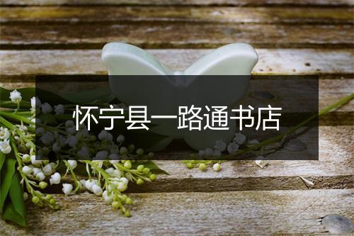 怀宁县一路通书店