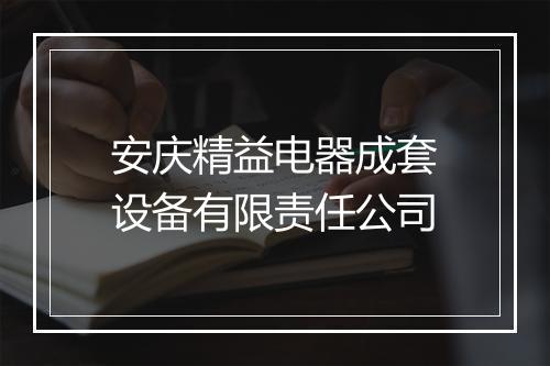 安庆精益电器成套设备有限责任公司