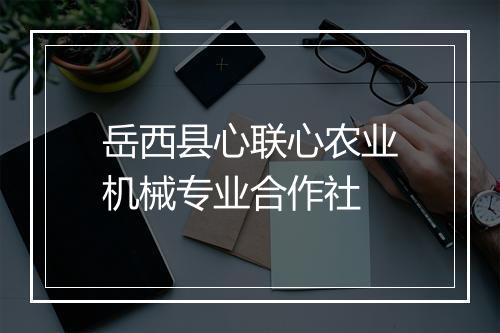 岳西县心联心农业机械专业合作社