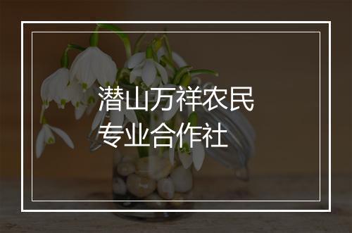 潜山万祥农民专业合作社