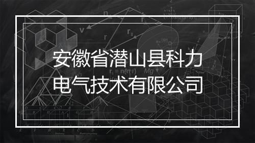 安徽省潜山县科力电气技术有限公司