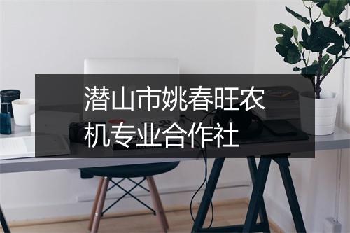 潜山市姚春旺农机专业合作社
