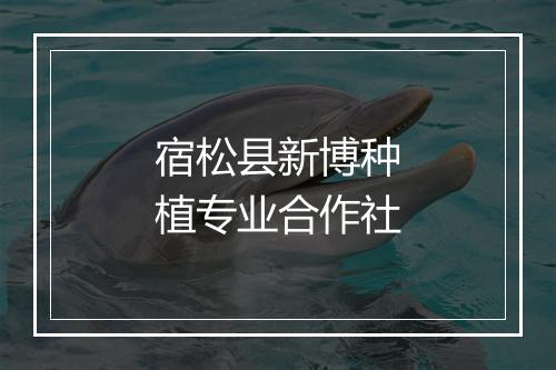 宿松县新博种植专业合作社