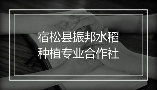 宿松县振邦水稻种植专业合作社
