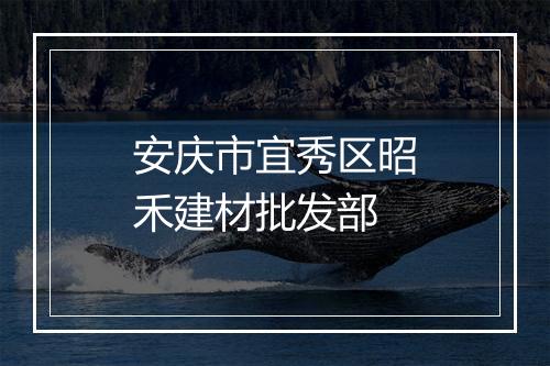 安庆市宜秀区昭禾建材批发部