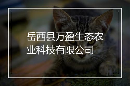 岳西县万盈生态农业科技有限公司