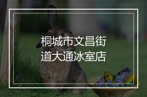 桐城市文昌街道大通冰室店