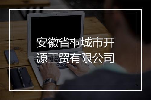 安徽省桐城市开源工贸有限公司