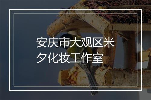 安庆市大观区米夕化妆工作室