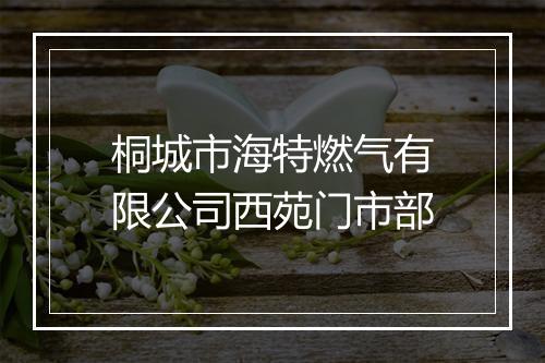 桐城市海特燃气有限公司西苑门市部