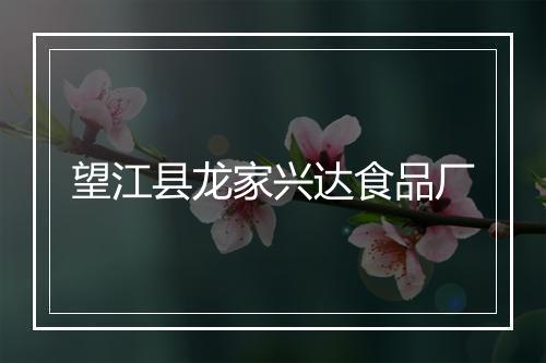 望江县龙家兴达食品厂
