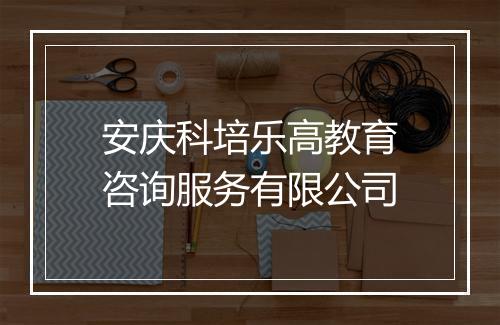 安庆科培乐高教育咨询服务有限公司