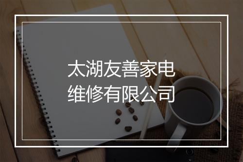 太湖友善家电维修有限公司
