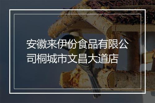 安徽来伊份食品有限公司桐城市文昌大道店