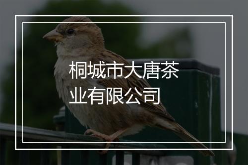 桐城市大唐茶业有限公司