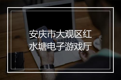 安庆市大观区红水塘电子游戏厅