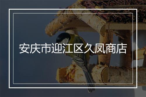 安庆市迎江区久凤商店