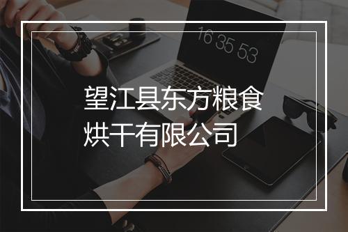 望江县东方粮食烘干有限公司