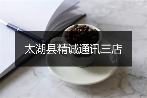 太湖县精诚通讯三店
