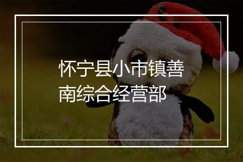 怀宁县小市镇善南综合经营部