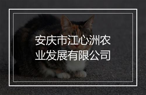 安庆市江心洲农业发展有限公司