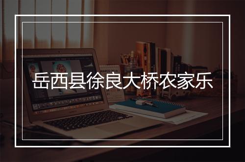 岳西县徐良大桥农家乐