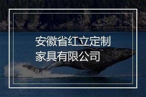 安徽省红立定制家具有限公司