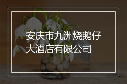 安庆市九洲烧鹅仔大酒店有限公司