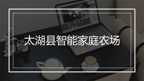 太湖县智能家庭农场