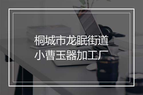 桐城市龙眠街道小曹玉器加工厂
