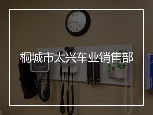 桐城市太兴车业销售部